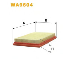 Повітряний фільтр WIX FILTERS WA9604