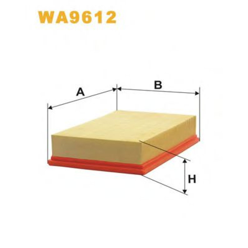 Повітряний фільтр WIX FILTERS WA9612