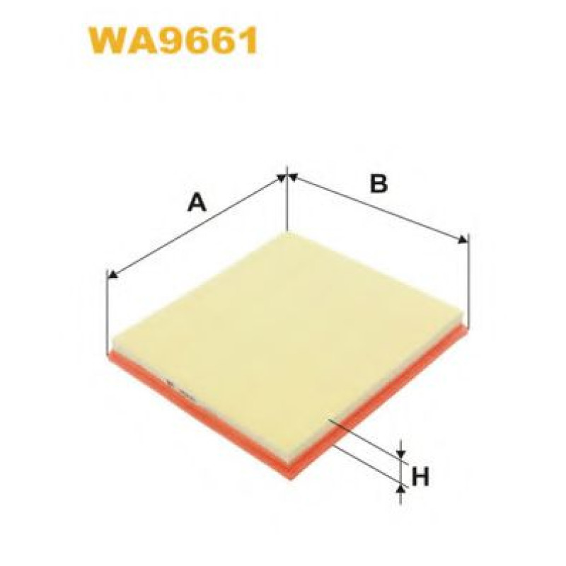 Повітряний фільтр WIX FILTERS WA9661