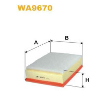 Повітряний фільтр WIX FILTERS WA9670