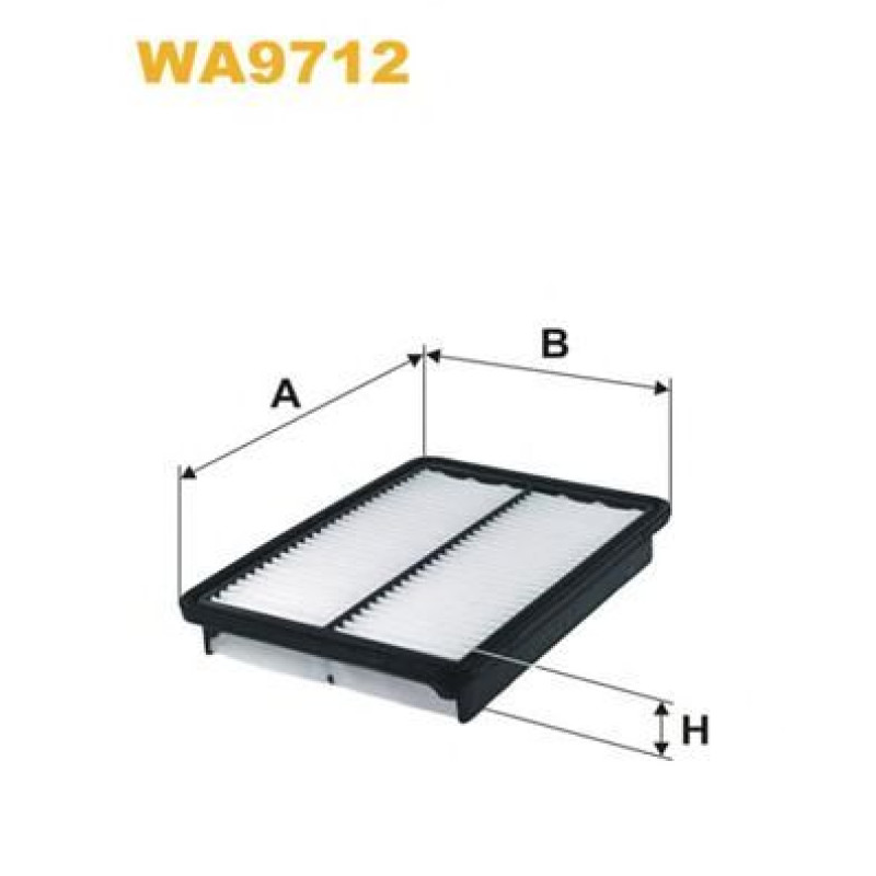 Повітряний фільтр WIX FILTERS WA9712