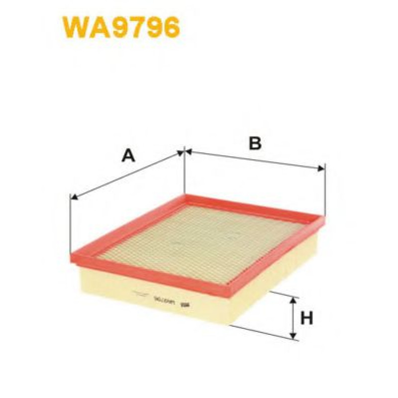 Повітряний фільтр WIX FILTERS WA9796