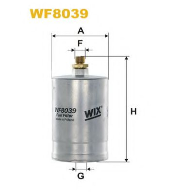 Паливний фільтр WIX FILTERS WF8039