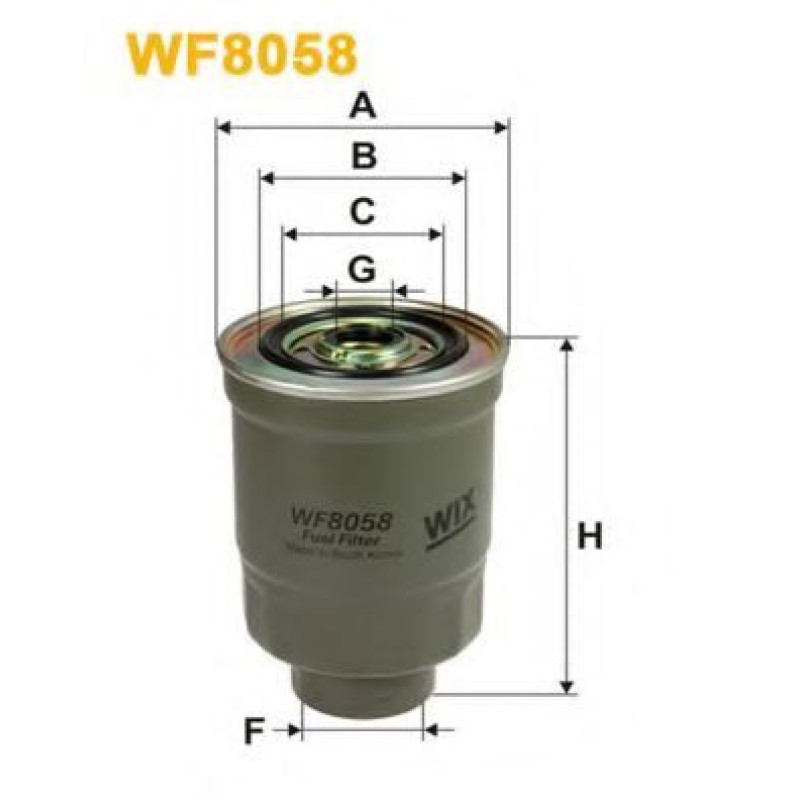 Паливний фільтр WIX FILTERS WF8058