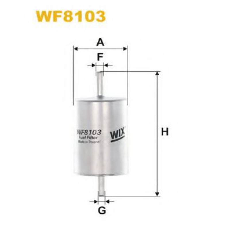 Паливний фільтр WIX FILTERS WF8103