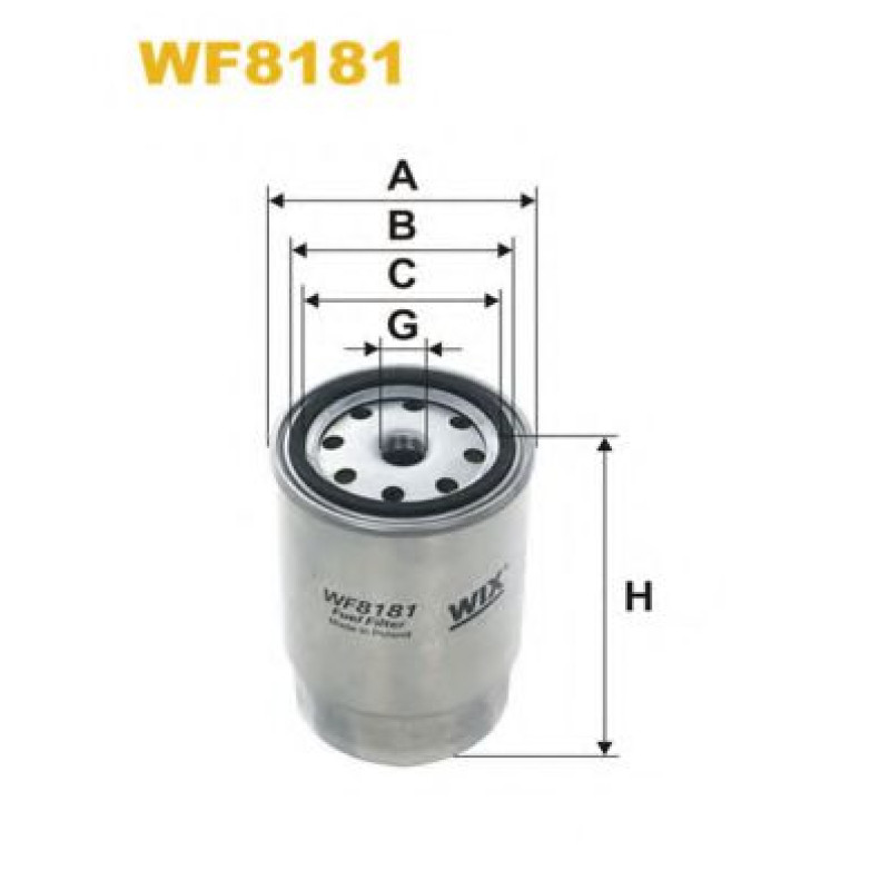 Паливний фільтр WIX FILTERS WF8181