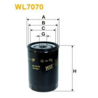 Масляний фільтр WIX FILTERS WL7070