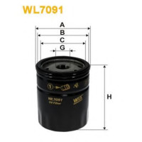 Масляний фільтр WIX FILTERS WL7091