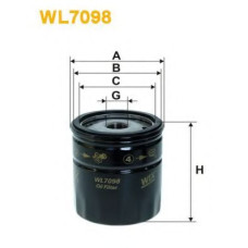 Масляний фільтр WIX FILTERS WL7098