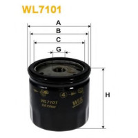 Масляний фільтр WIX FILTERS WL7101