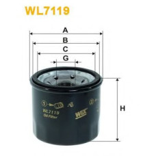 Масляний фільтр WIX FILTERS WL7119