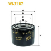 Масляний фільтр WIX FILTERS WL7167