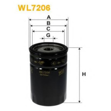 Масляний фільтр WIX FILTERS WL7206
