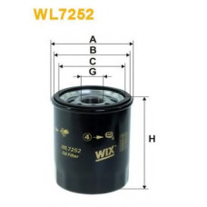 Масляний фільтр WIX FILTERS WL7252
