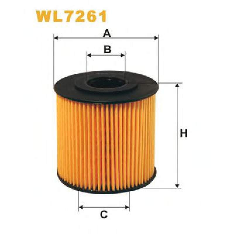 Масляний фільтр WIX FILTERS WL7261