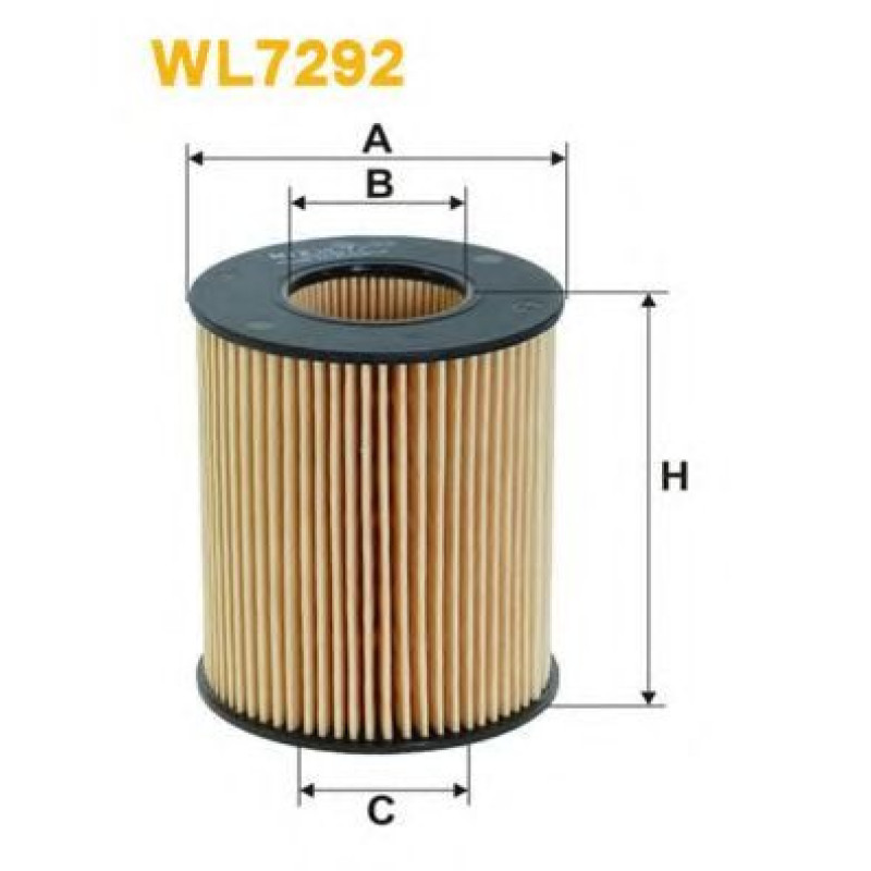 Масляний фільтр WIX FILTERS WL7292
