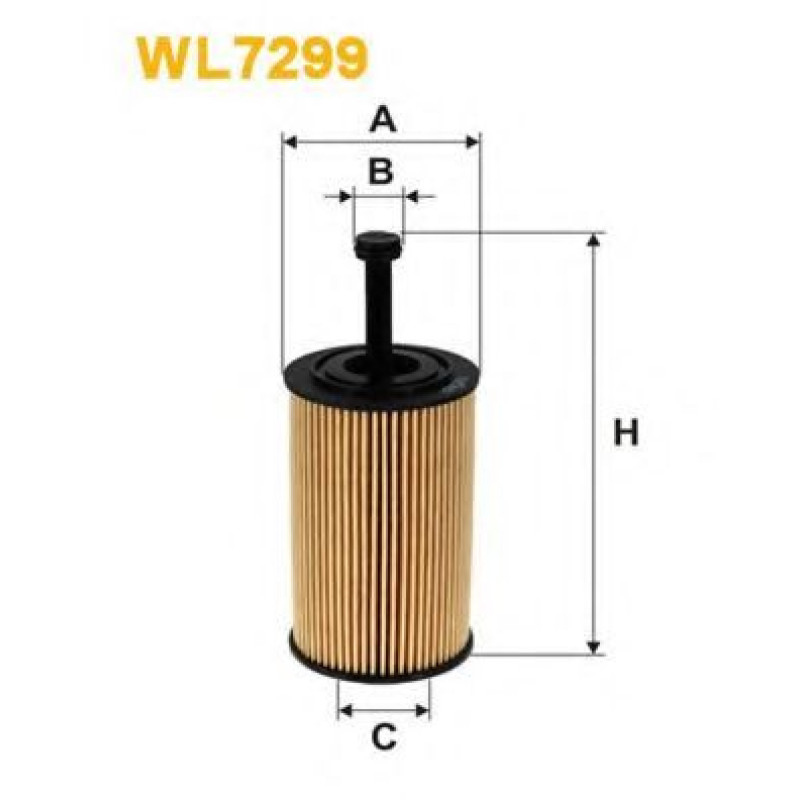 Масляний фільтр WIX FILTERS WL7299