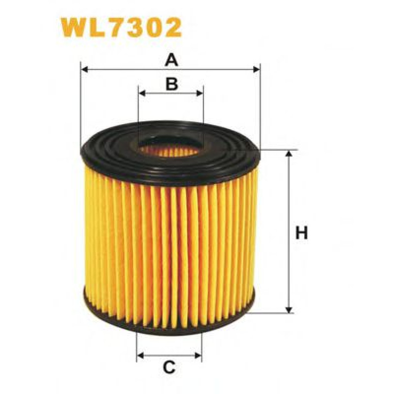 Масляний фільтр WIX FILTERS WL7302