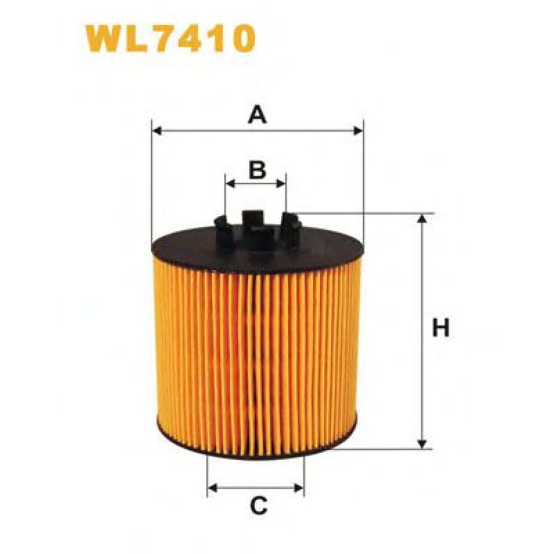 Масляний фільтр WIX FILTERS WL7410
