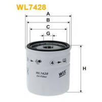 Масляний фільтр WIX FILTERS WL7428