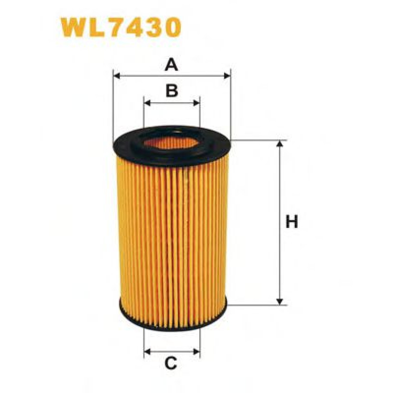 Масляний фільтр WIX FILTERS WL7430