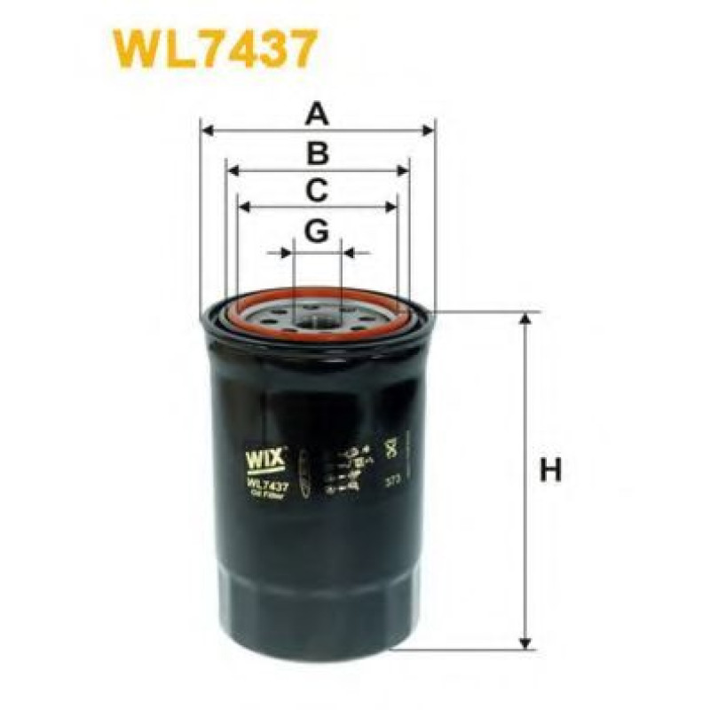 Масляний фільтр WIX FILTERS WL7437