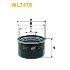 Масляний фільтр WIX FILTERS WL7475