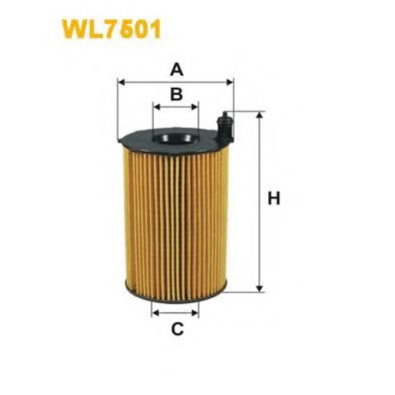 Масляний фільтр WIX FILTERS WL7501