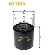 Масляний фільтр WIX FILTERS WL7510