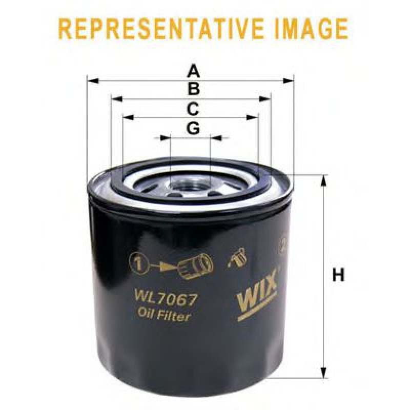 Масляний фільтр WIX FILTERS WL7516