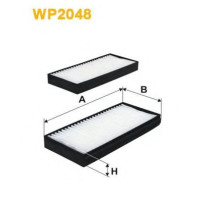Фільтр, повітря у внутрішньому просторі WIX FILTERS WP2048