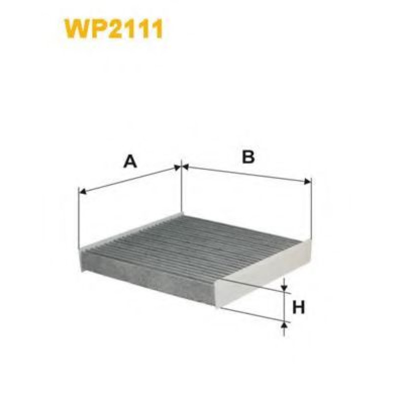 Фільтр, повітря у внутрішньому просторі WIX FILTERS WP2111