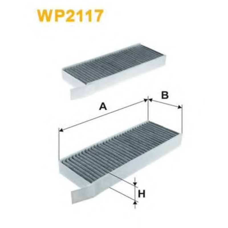 Фільтр, повітря у внутрішньому просторі WIX FILTERS WP2117