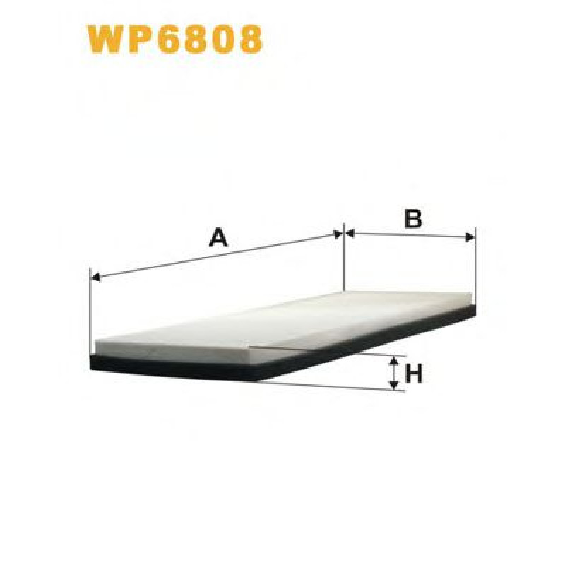 Фільтр, повітря у внутрішньому просторі WIX FILTERS WP6808