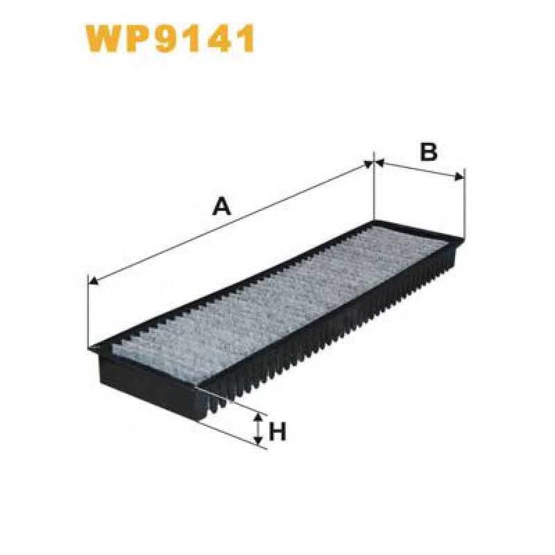 Фільтр, повітря у внутрішньому просторі WIX FILTERS WP9141