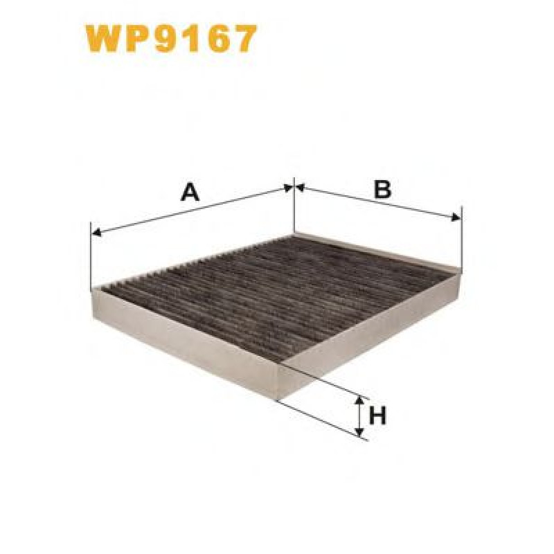 Фільтр, повітря у внутрішньому просторі WIX FILTERS WP9167