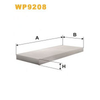 Фільтр, повітря у внутрішньому просторі WIX FILTERS WP9208